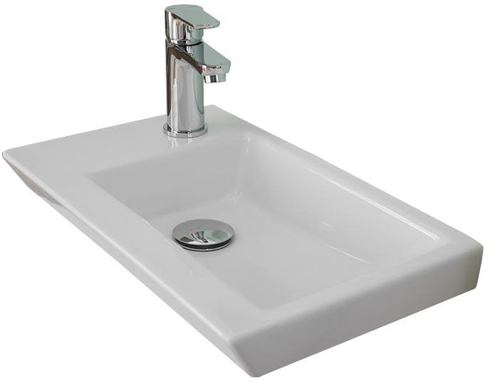 Раковина для тумбы Sanovit Isik 45 см 4045-KL, смеситель справа (без тумбы не продается) ZZ