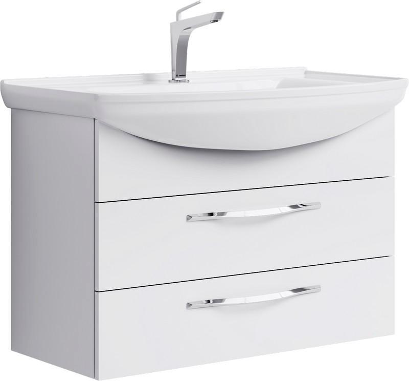 Тумба подвесная Allegro-85 см, цвет белый, БЕЗ раковины ZZ