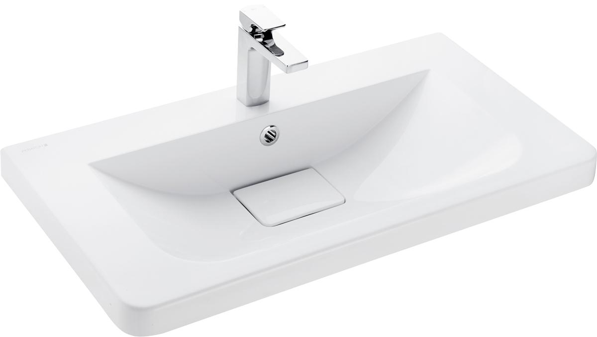 Раковина Шерилл-85см, с декоративной накладной на сливе ZZ