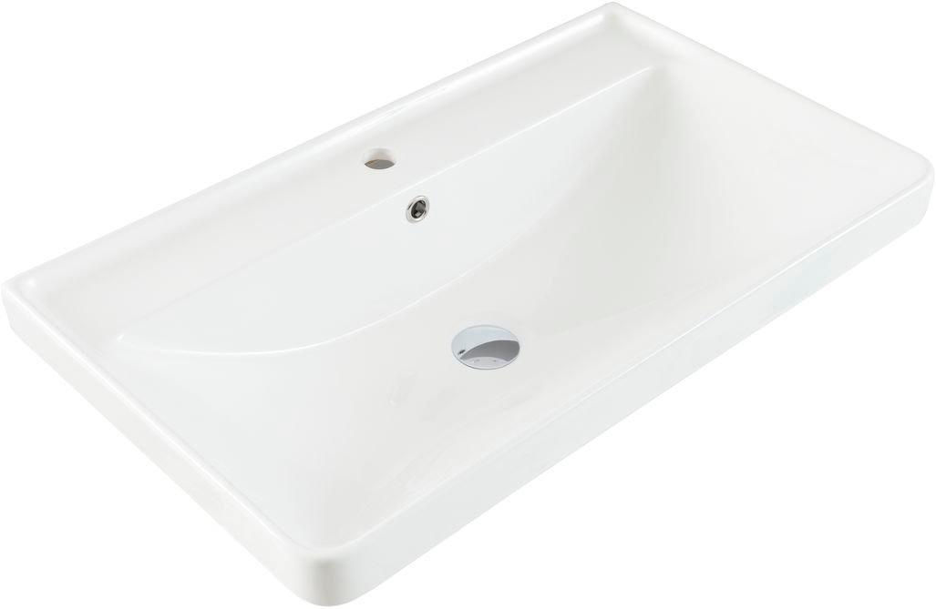 Раковина мебельная "Ирис"- 80 см, цв.белый