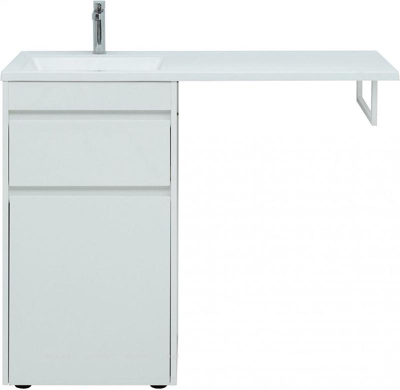 Тумба напольная "Токио"- 48 см, цвет белый, 1 выдвижн. ящик, БЕЗ раковины "Даллас 110  (арт.235497/235498) " ZZ