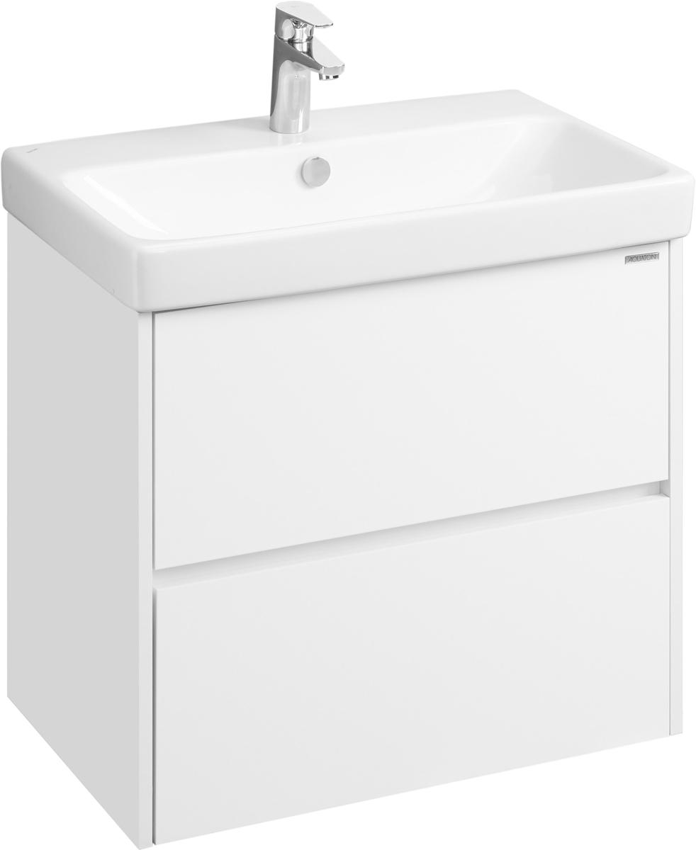 Тумба подвесная Сканди 70, 682x579x427, 2 ящика, БЕЗ раковины арт. 1WH501628, цв. белый, ZZ