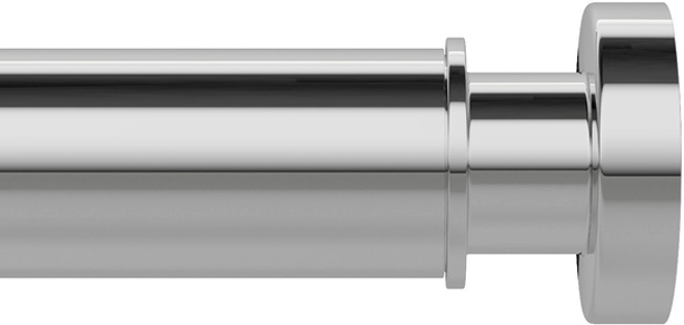 Карниз для шторы на ванну, 1100-2000 мм, цв.хром глянец ZZ