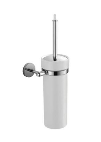 Ершик настенный, хром/керамика  ZZ