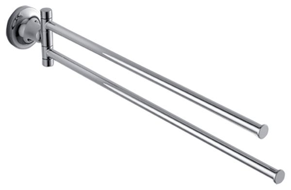 Полотенцедержатель двойной поворотный, хром  ZZ
