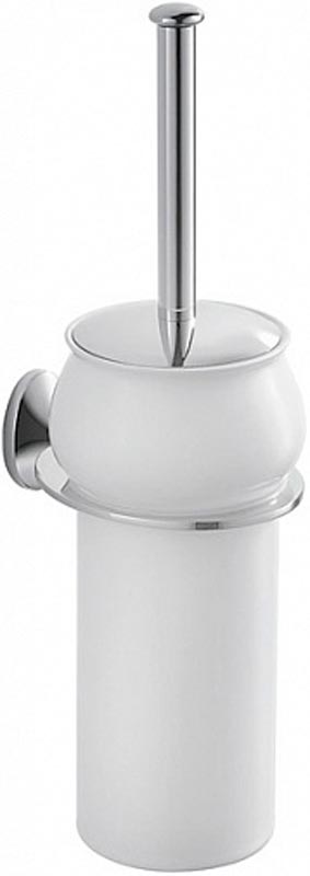 Ершик настенный, хром/керамика  ZZ