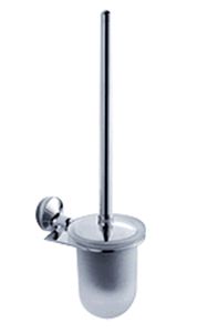 Ершик настенный, хром/матовое стекло  ZZ