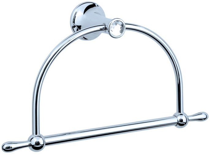 Держатель для полотенца (кругл.)  PURO, крепеж в комплекте, хром ZZ