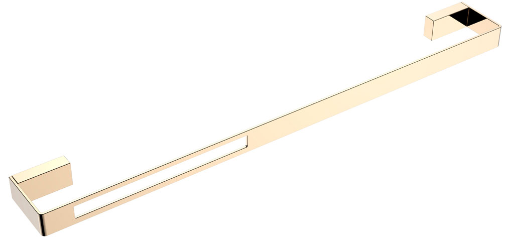 Полотенцедержатель Q Gold, 60x2,5 см, цв. золото ZZ