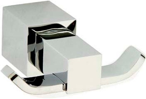 Крючок двойной Venturo, крепеж в комплекте, хром XX