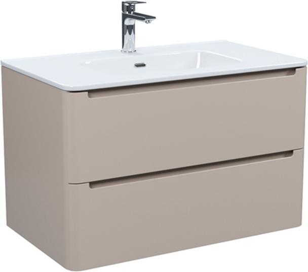 Комплект мебели Edifice, 470*802*500 мм, два выдвижных яшика, раковина в компл, цвет капучино ZZ