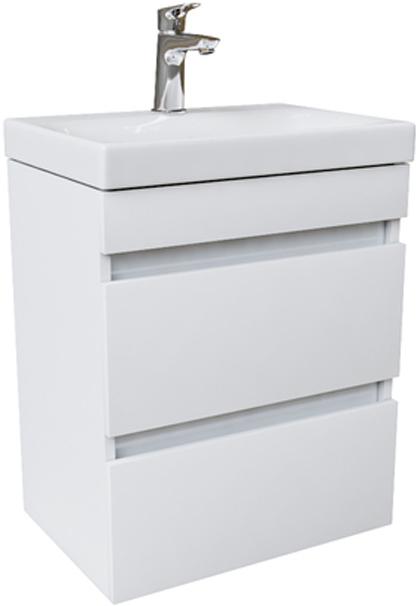 Комплект мебели Zodiac 50,350*500*640 мм, два выдвижных яшика, раковина в компл, цвет белый ZZ