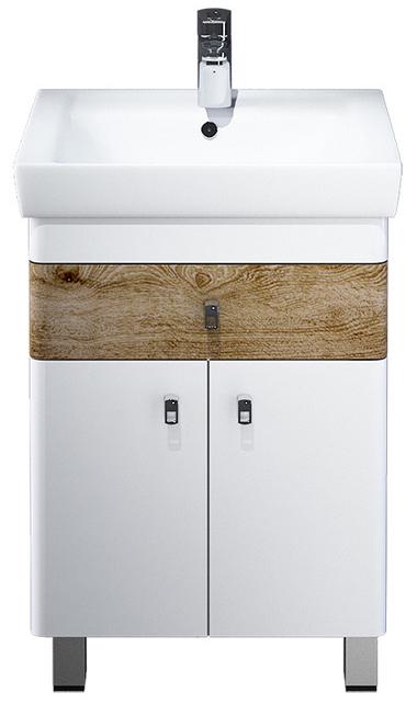 Тумба напольная Almi 50см., БЕЗ раковины, цв.белый лакZZ