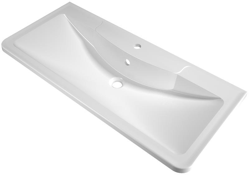 Раковина "Аллегро 900" для тумбы Кальма, без перелива, белая KL