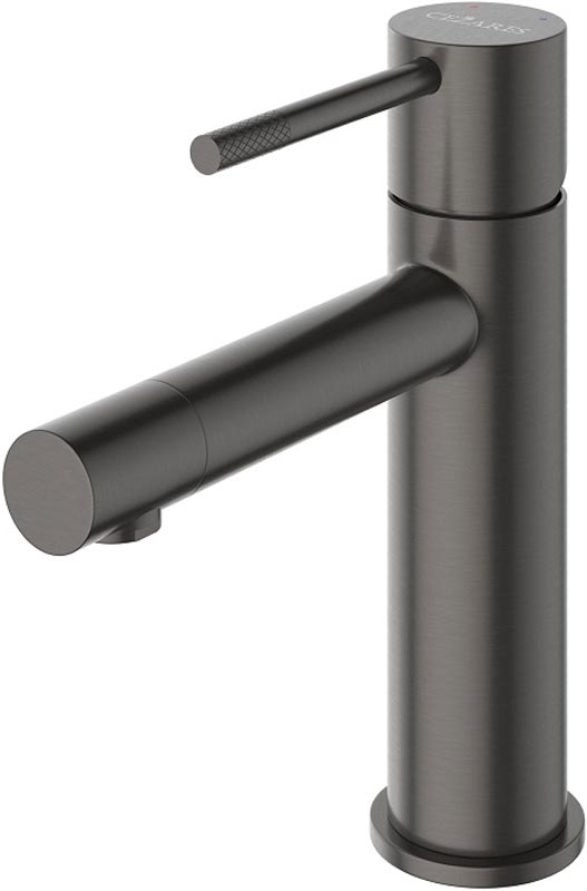 Смеситель для раковины, без д/к, (цв.оружейная сталь), Relax ZZ