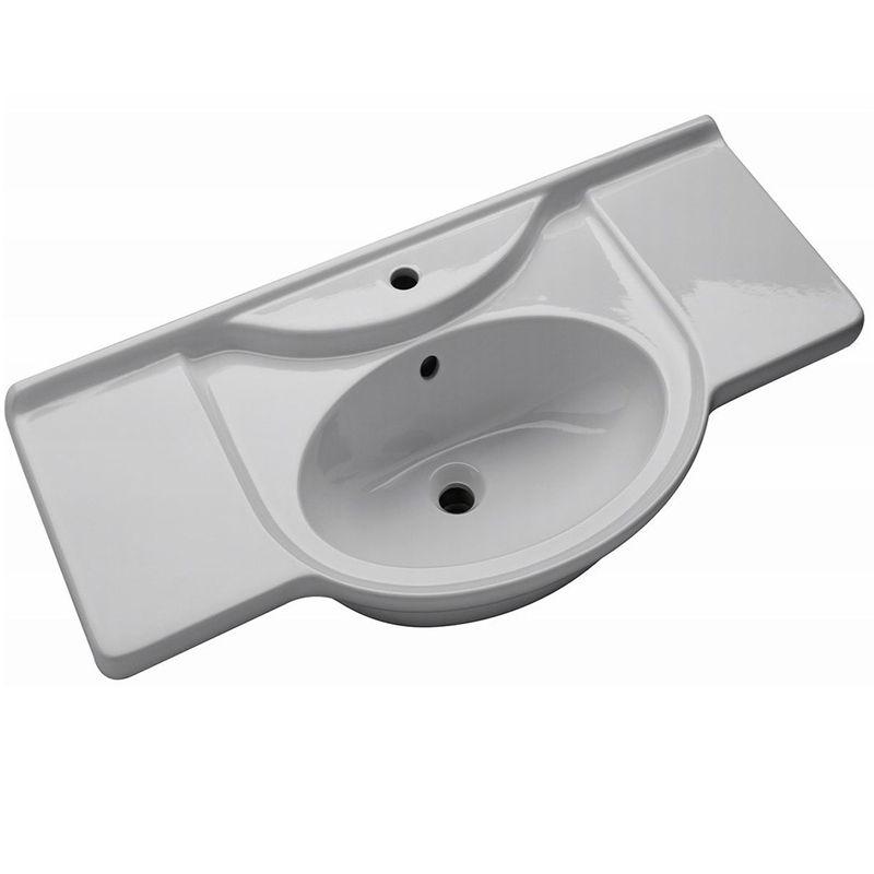 Раковина Дрея 85 для тумбы Клио 80,Борджи 85, белая (БЕЗ ТУМБЫ НЕ ПРОДАЕТСЯ!) XX