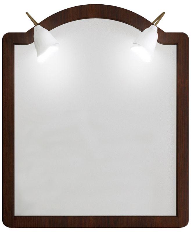 Зеркало Виктория 90, 900*1100*22 мм, без светильн. ном.98640, крепеж в комплекте, цвет орех ZZ