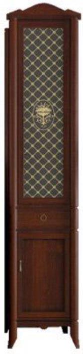 Пенал Виктория напольный 400*1980*390 мм, правый, цвет орех ZZ