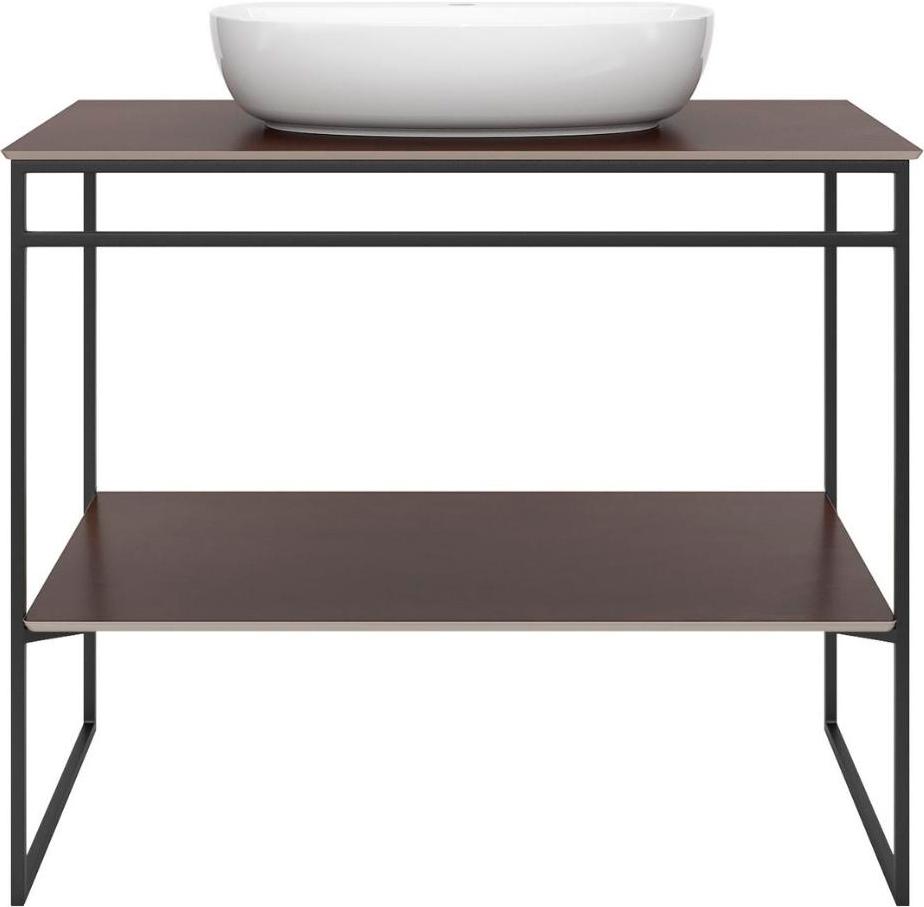 Метал.структура PLAZA Next напольная 100 см, цв.черный матовый