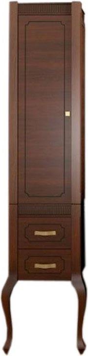 Пенал Фреско напольный 395*1960*322 мм, левый, цвет орех ZZ