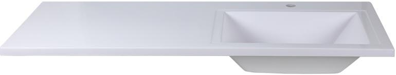 Мебельная раковина Misty "Гавана" -120 см, правая ZZ