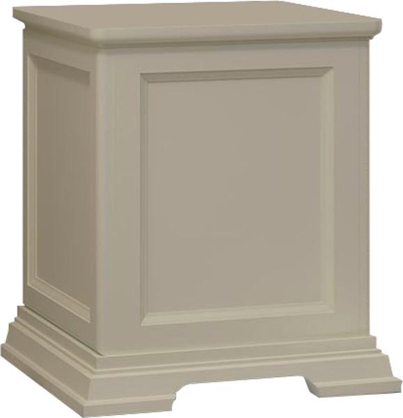 Тумба напольная Opadiris Риспекто 43x43x46.7 см, с откидным верхом, раковина НЕ предусмотрена, цв. слоновая кость, ZZ