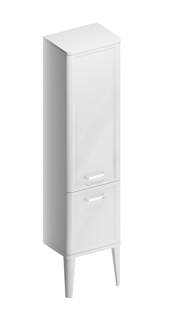 Пенал POMPEI напольный\подвесной 150, белый глянцевый ZZ