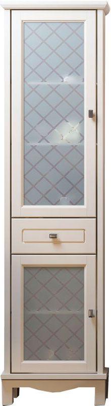 Пенал Омега напольный 443x1667x360 мм, левый, цвет сл.кость ZZ