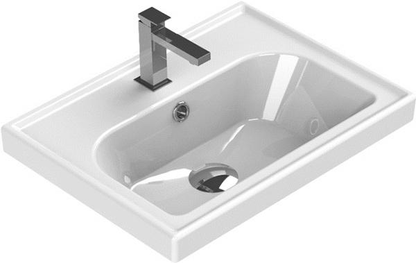 Раковина Frame 50 для тумбы Opadiris Палермо 50, белая (БЕЗ ТУМБЫ НЕ ПРОДАЕТСЯ!) ZZ