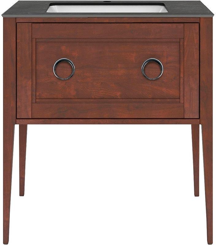 Тумба PLAZA Classic NEO напольная с ящиком 80, орех матовый ZZ