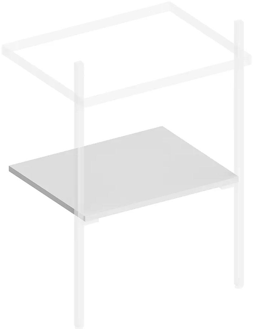 Полка для структур PRO 55 см, цв. белый матовый ZZ