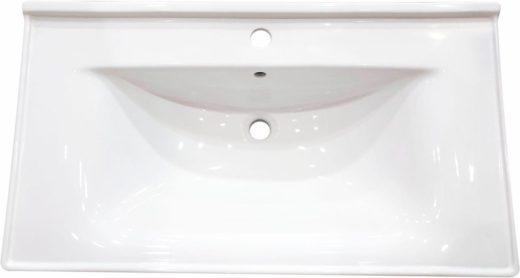 Раковина 90 см, керамическая, для мебели "Soho", цв. белый ZZ