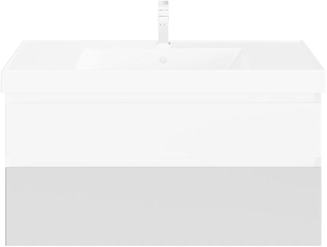 Фасад для нижнего ящика для тумбы CUB.100.2\WHT.M (ЗАП,ЧАСТЬ) ZZ