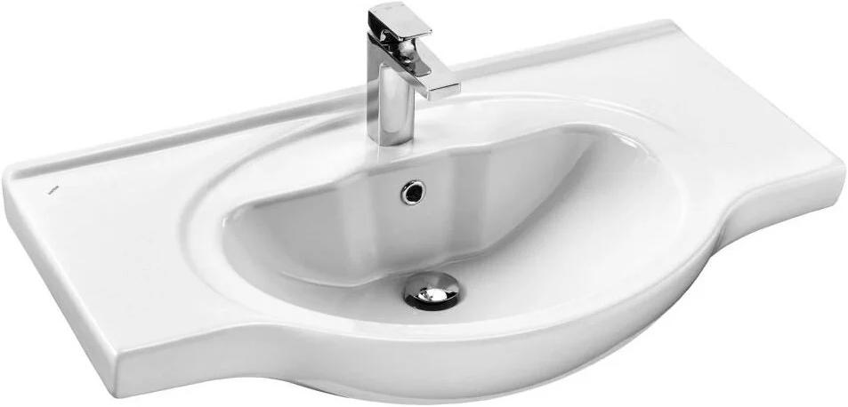 Раковина "Сенеж"-87 для тумб Opadiris, белая (БЕЗ ТУМБЫ НЕ ПРОДАЕТСЯ!) ZZ