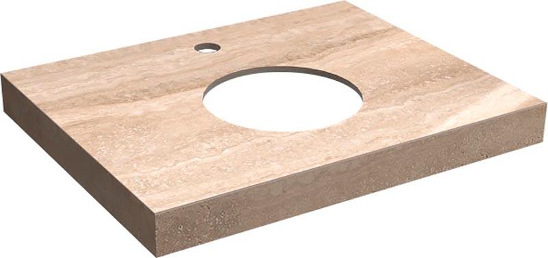 Cтолешница из плитки для мебели CANALETTO, 60x48 "Риальто песочный", лаппатированный ZZ