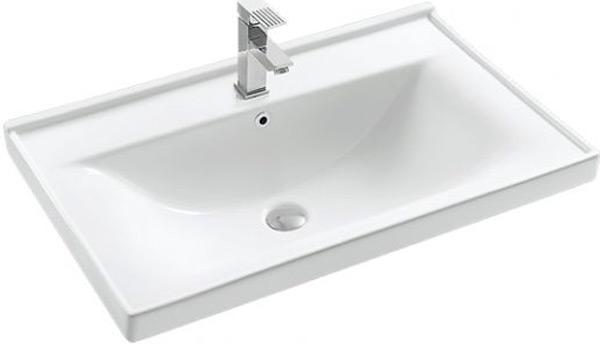 Раковина DEEP-80 см., для мебели Mirsant FUJI, белая, ZZ