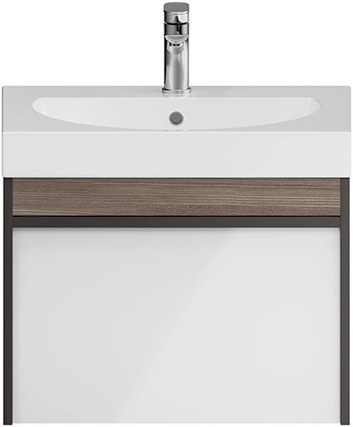 Тумба MODULA  подвесная 70 см с 1 выдвиж.ящиком и 1 органайзером, цвет белый/арабика ZZ