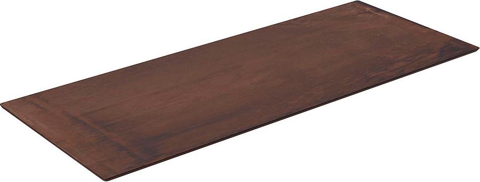 Cтолешница (нижняя, без отверстий) из плитки для мебели Plaza, 120 см, "Про Феррум коричневый" для металл.тумб  Plaza, ZZ