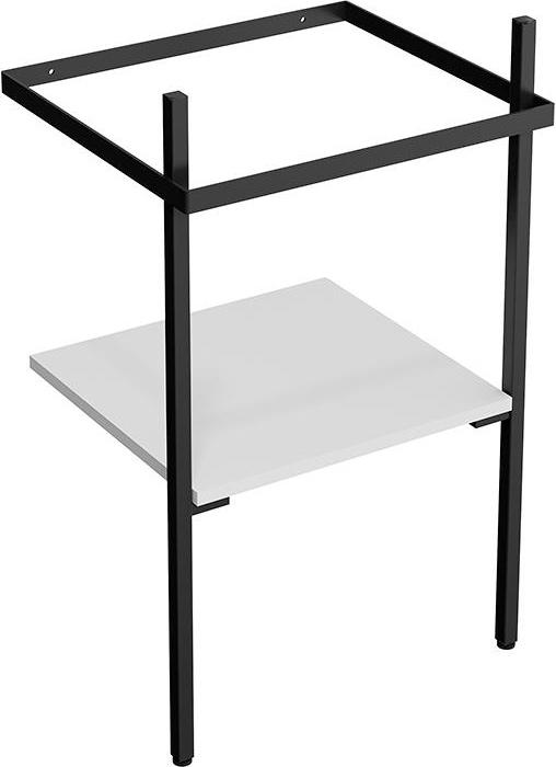 Металлическая структура PRO напольная 50 см, без раковины, цв.черный матовый