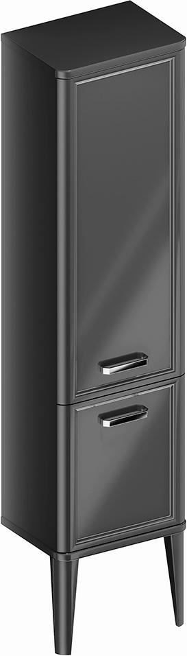 Пенал POMPEI напольный\подвесной 150, черный глянцевый ZZ