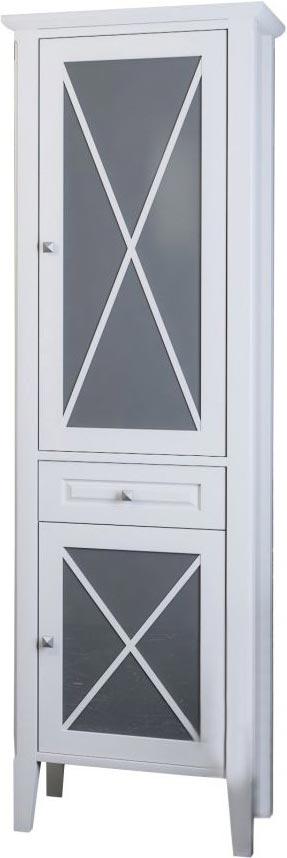 Пенал Палермо напольный 525х1670х356 мм, правый, цвет белый ZZ