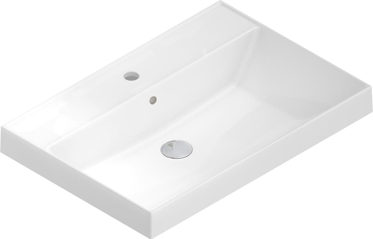 Раковина мебельная 70 см, для тумбы "Cubo"