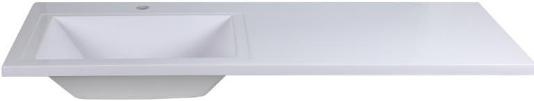 Мебельная раковина Misty "Гавана" -120 см, левая ZZ