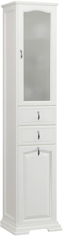 Пенал Риспекто 40, напольный 430/1982/380 мм, правый, с бел. корзиной, цвет белый матовый (9003) ZZ