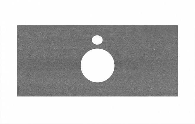 Столешница из керамогранита Про Дабл 100, серое ZZ