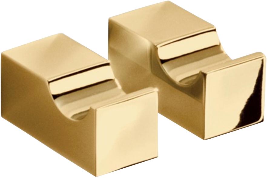 Набор из 2х одинарных крючков, (цв.золото), Corner ZZ