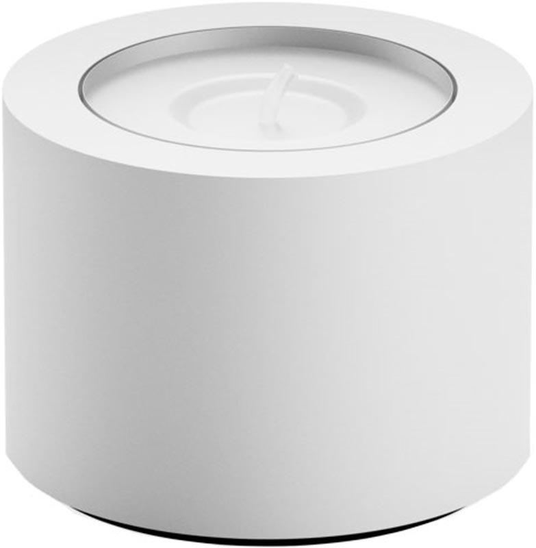 Подсвечник настольный, 5,6xh4см, (цв.белый), Stone ZZ