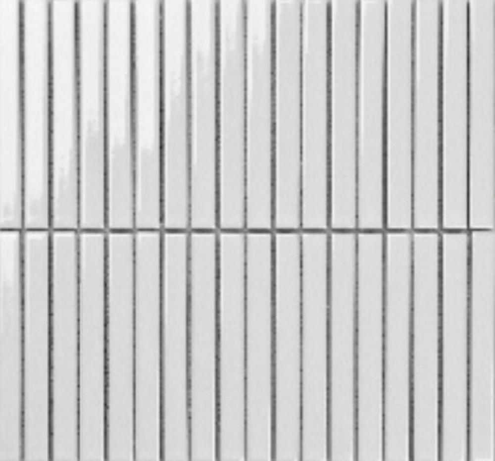 Mosaic 1.5х14.5 Y15F701 Белый глянцевый 29.4х31.3