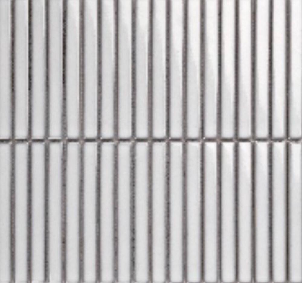 Mosaic 1.5х14.5 Y15FW10 Светло серый глянцевый 29.4х31.3