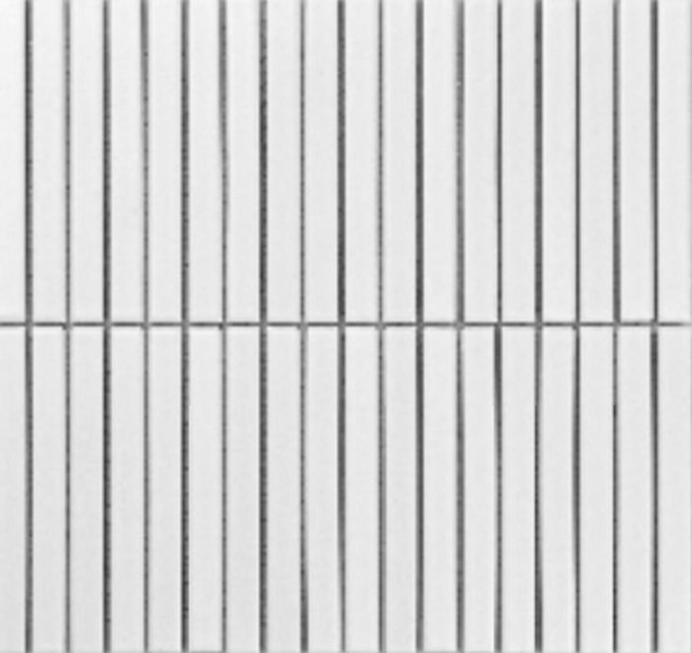 Mosaic 1.5х14.5 Y15F801 Белый  матовый 29.4х31.3